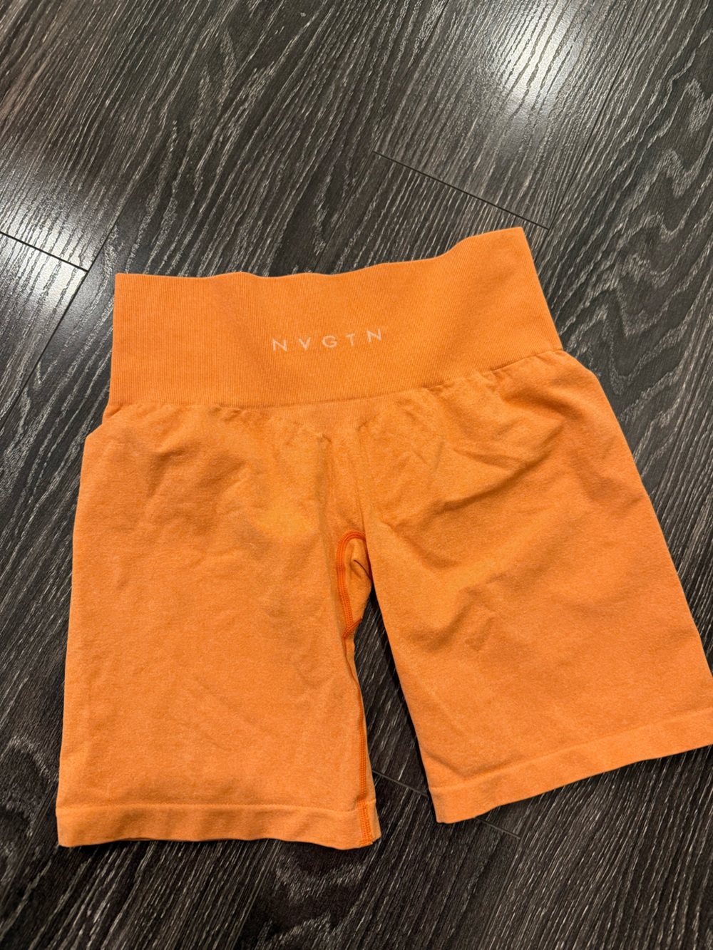 Orange NVGTN Shorts
